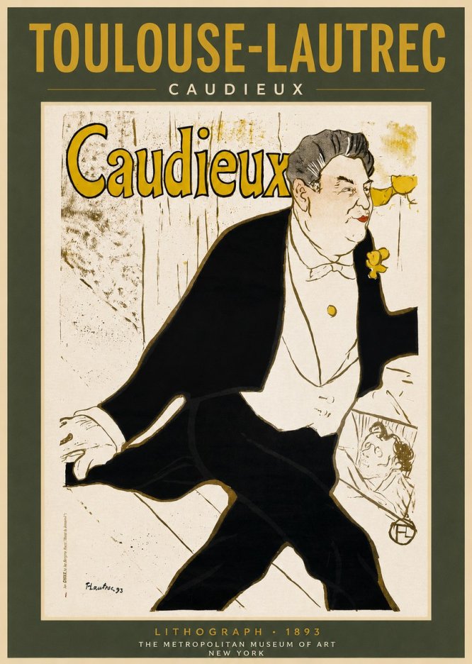 Toulouse-Lautrec Caudieux No2 - Poster