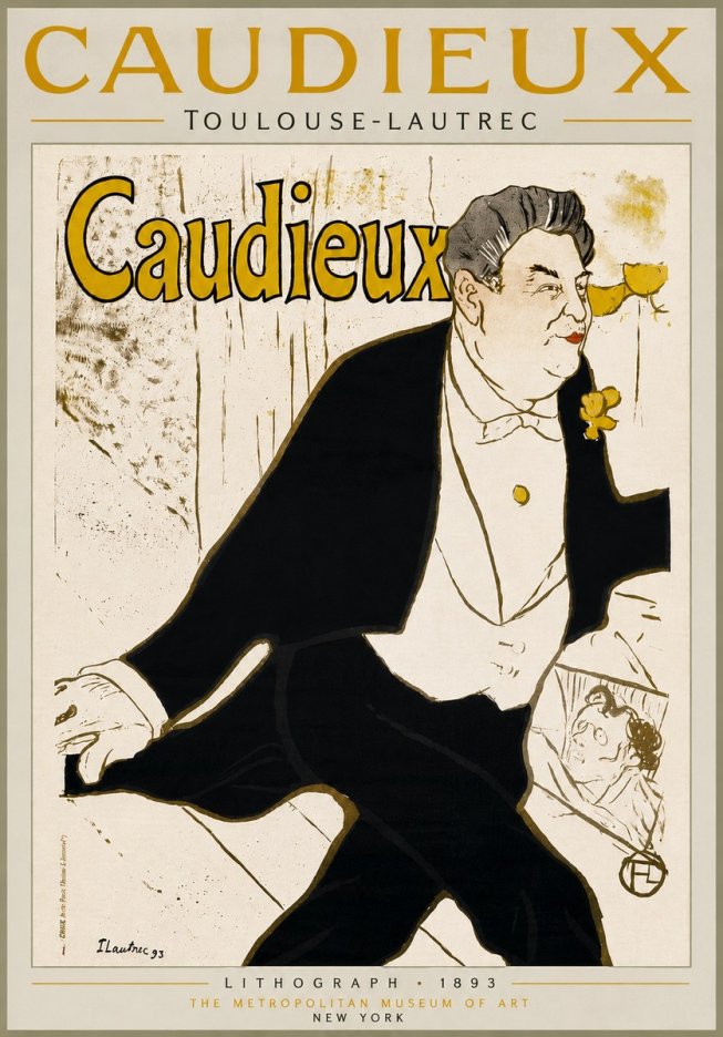 Toulouse-Lautrec Caudieux No5 - Poster