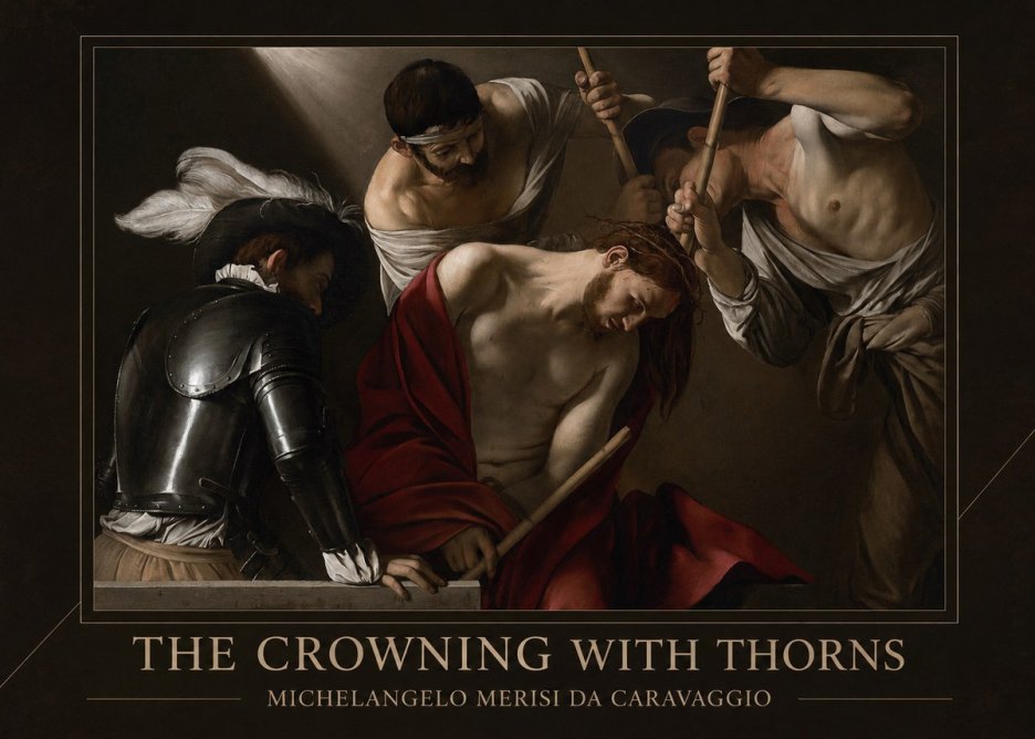 Michelangelo Merisi da Caravaggio The Crowning with Thorns I No1 - Poster