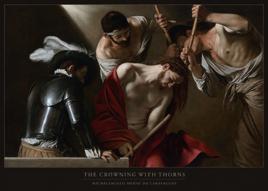 Michelangelo Merisi da Caravaggio The Crowning with Thorns I No6 - Poster