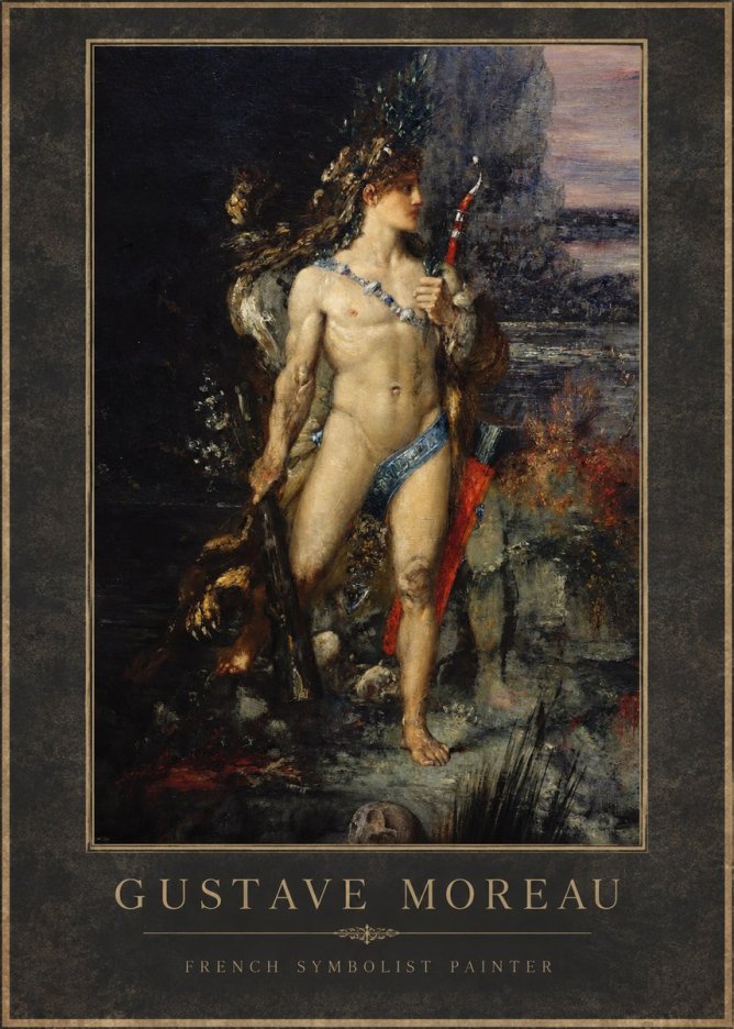 Gustave Moreau Saint Sebastian I No1 - Poster