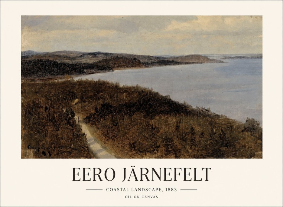 Eero Järnefelt Coastal Landscape, 1883 No1 - Poster