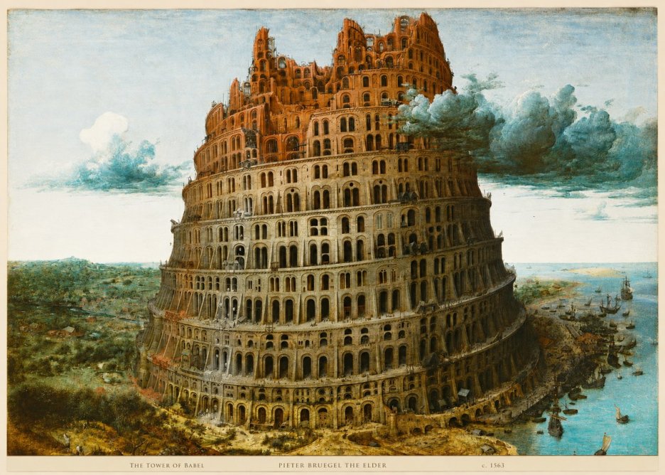 Pieter Bruegel The Tower of Babel III No6 - Poster