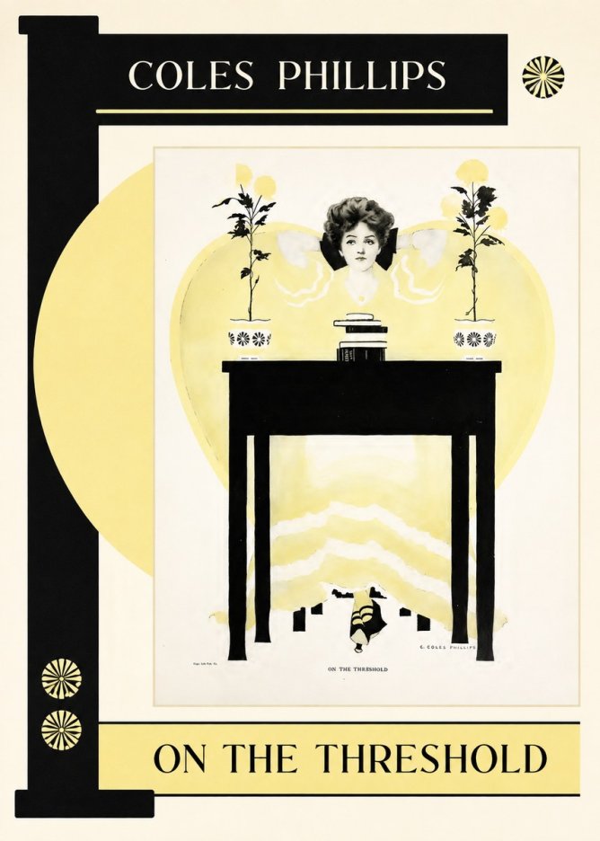 Coles Phillips On the Threshold No5 - Poster