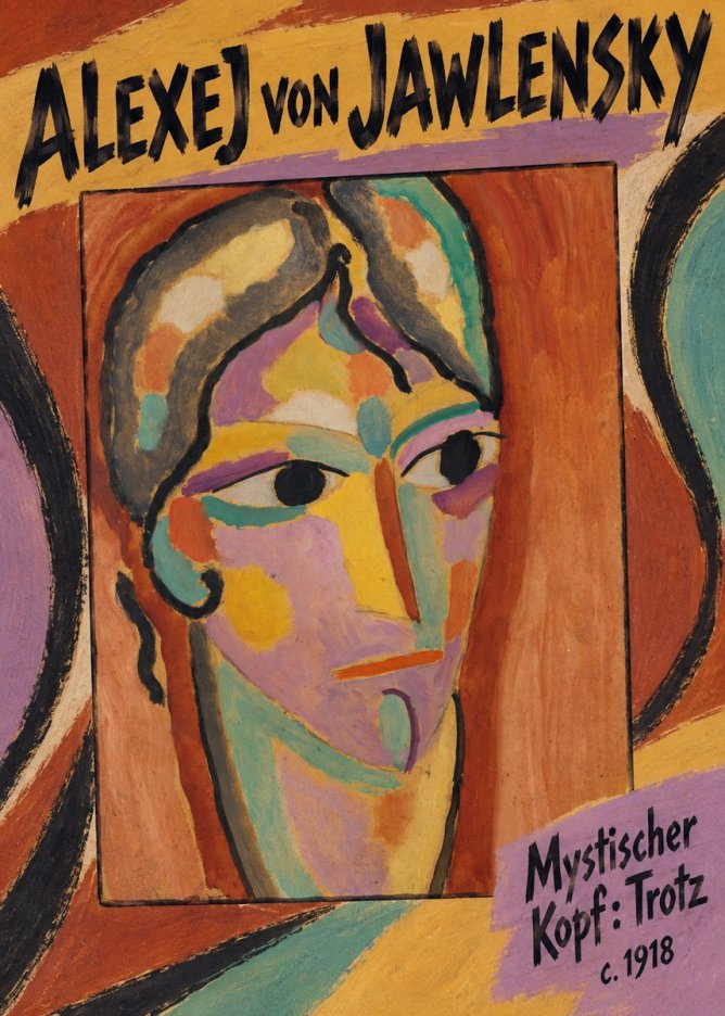 Alexej von Jawlensky Mystischer Kopf: Trotz No6 - Poster