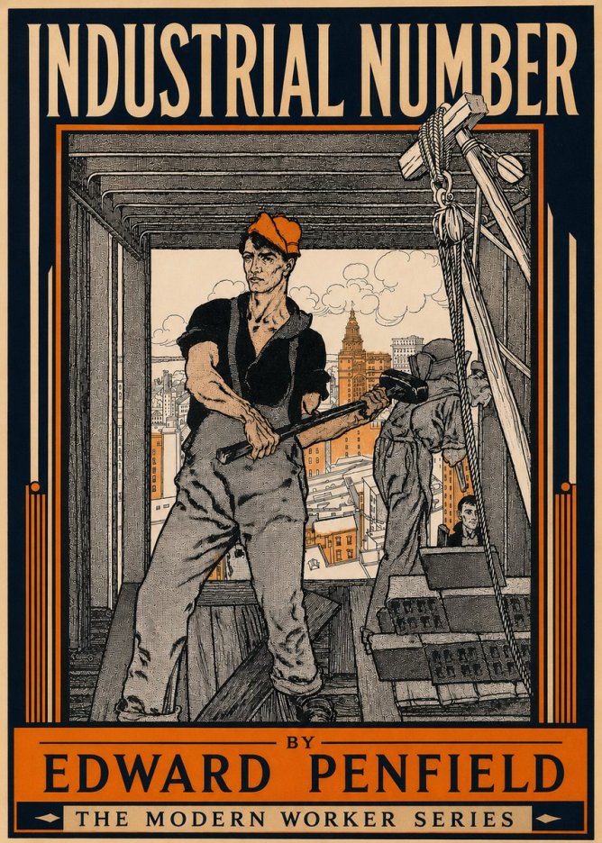 Edward Penfield Industrial Number No4 - Poster