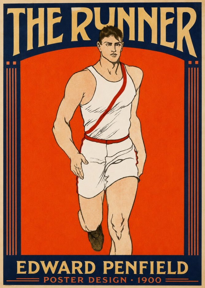 Edward Penfield The Runner No2 - Poster