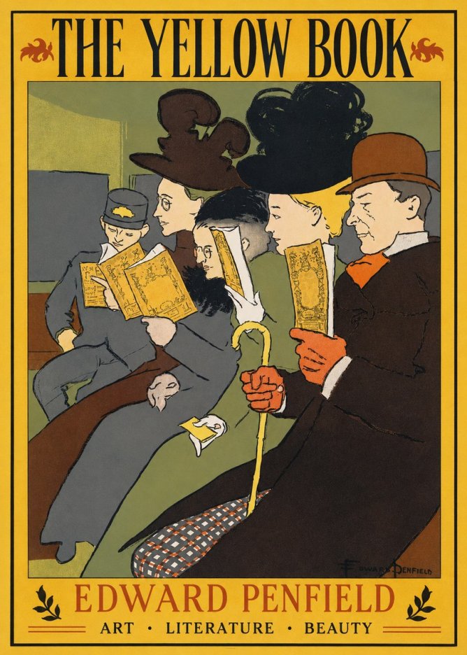 Edward Penfield The Yellow Book II No2 - Poster