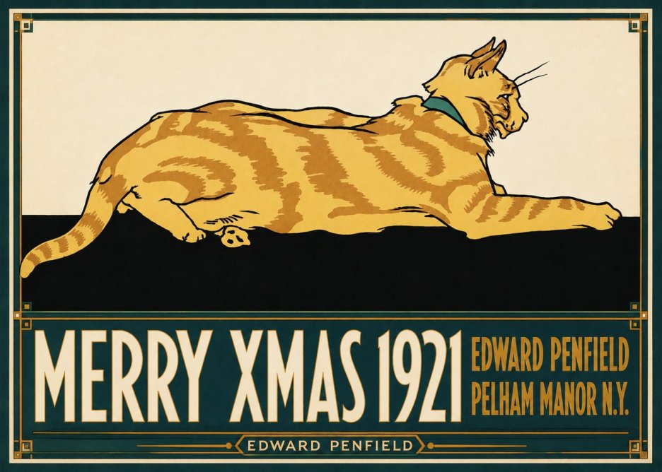 Edward Penfield Merry Xmas 1921 No6 - Poster