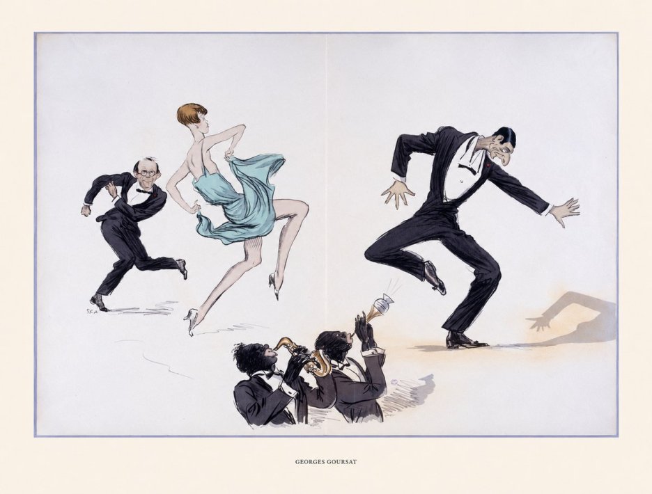 Georges Goursat Jazz Age Revelry No5 - Poster
