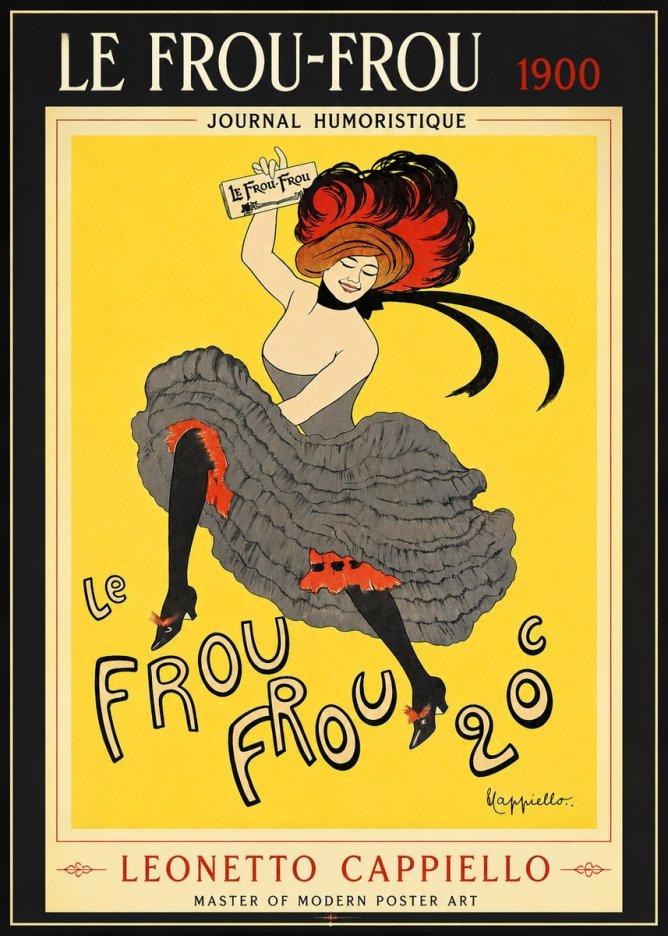 Leonetto Cappiello Le Frou-frou No3 - Poster