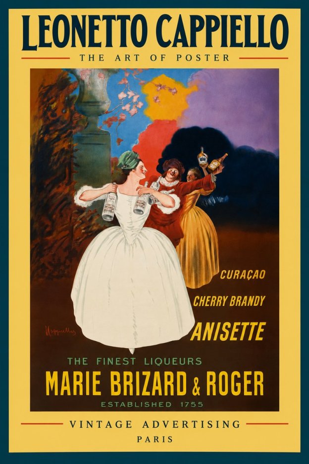 Leonetto Cappiello Marie Brizard & Roger - the Finest Liqueurs No3 - Poster