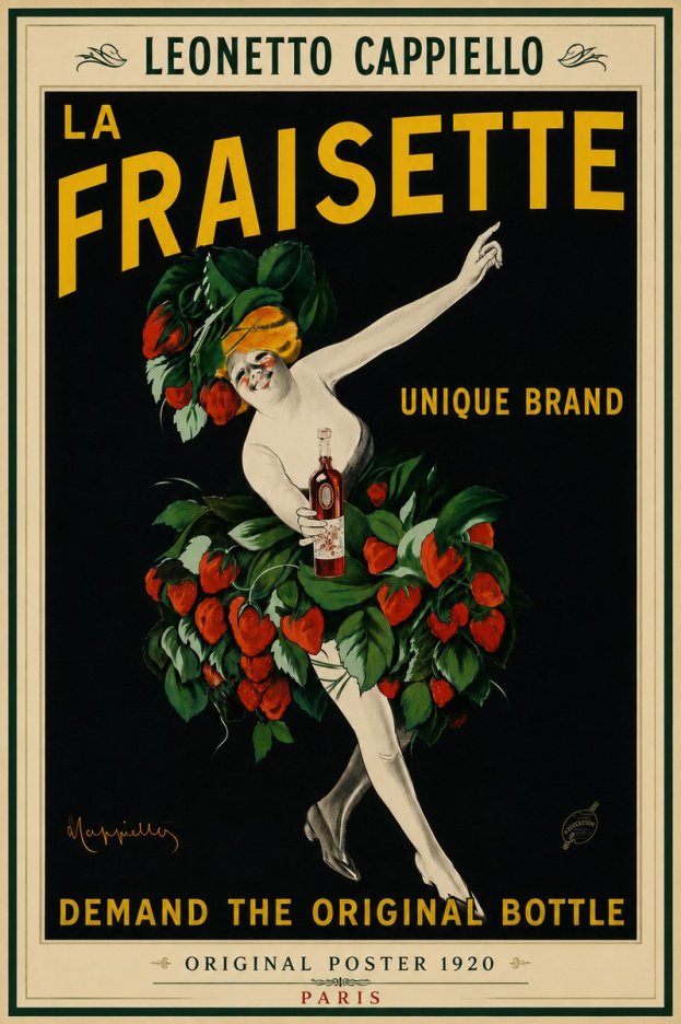 Leonetto Cappiello La Fraisette No4 - Poster