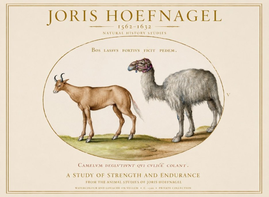 Joris Hoefnagel A Study of Strength and Endurance No1 - Poster