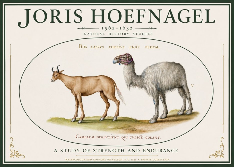 Joris Hoefnagel A Study of Strength and Endurance No3 - Poster