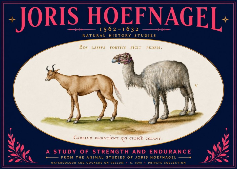 Joris Hoefnagel A Study of Strength and Endurance No5 - Poster