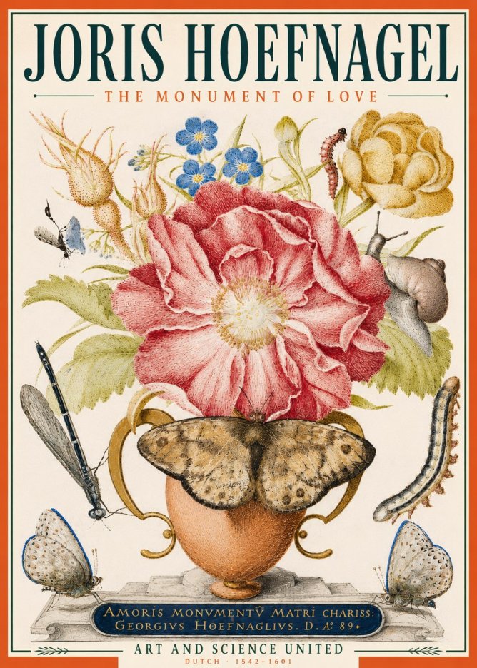 Joris Hoefnagel Monument of Love No6 - Poster