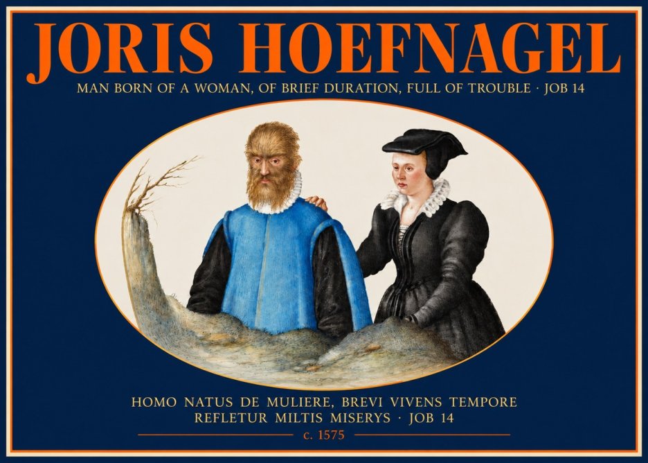 Joris Hoefnagel Homo Natus De Muliere, Brevi Vivens Tempore Refletur Miltis Miserys · Job 14 No2 - Poster