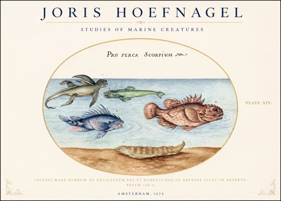 Joris Hoefnagel Pro Perca Scorpivm No1 - Poster