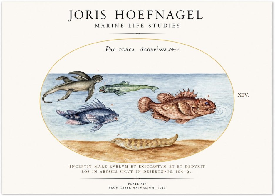 Joris Hoefnagel Pro Perca Scorpivm No3 - Poster