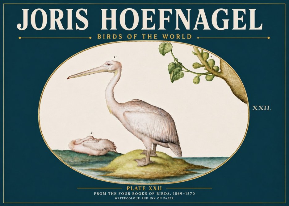 Joris Hoefnagel Plate Xxii No5 - Poster
