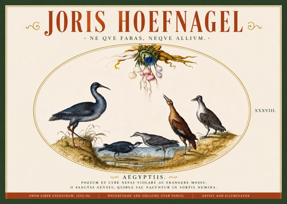 Joris Hoefnagel Aegyptiis. No6 - Poster