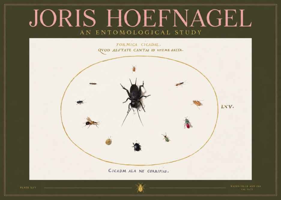 Joris Hoefnagel Formica Cicadae No2 - Poster