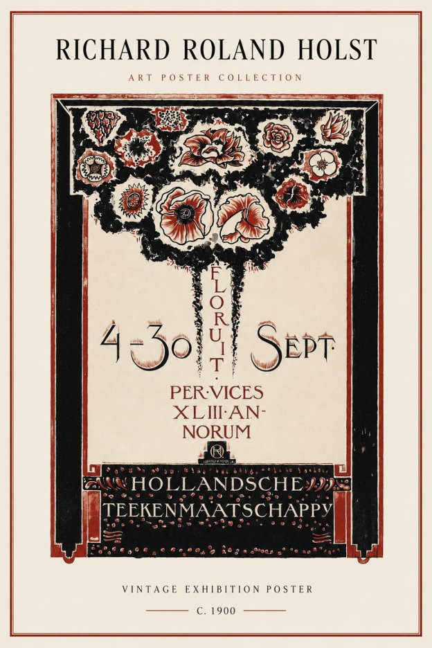 Richard Roland Holst Hollandsche Teekenmaatschappij No2 - Poster