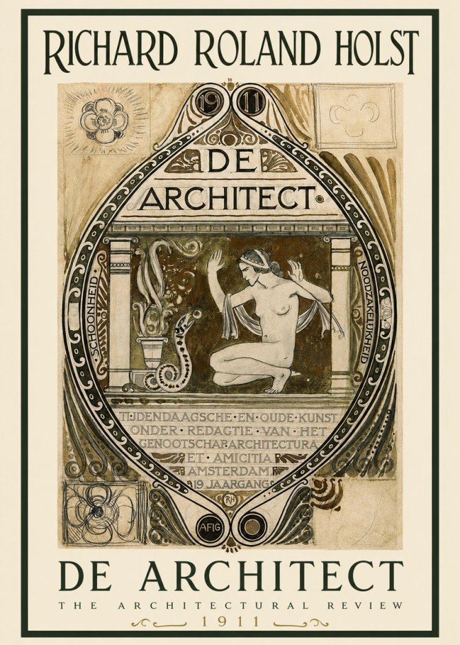Richard Roland Holst De Architect No2 - Poster