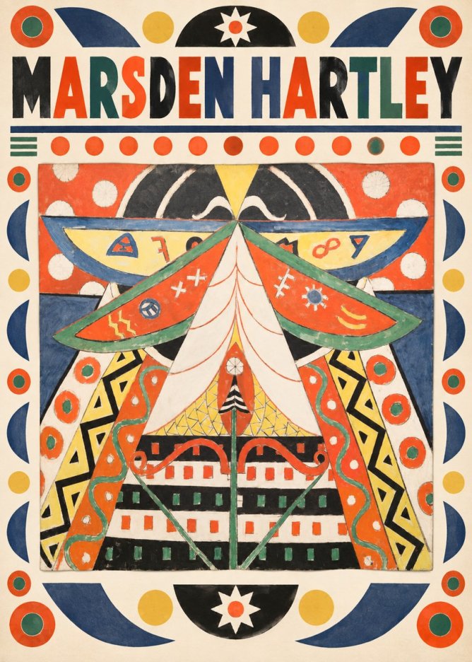 Marsden Hartley Painting No. 5 No3 - Poster