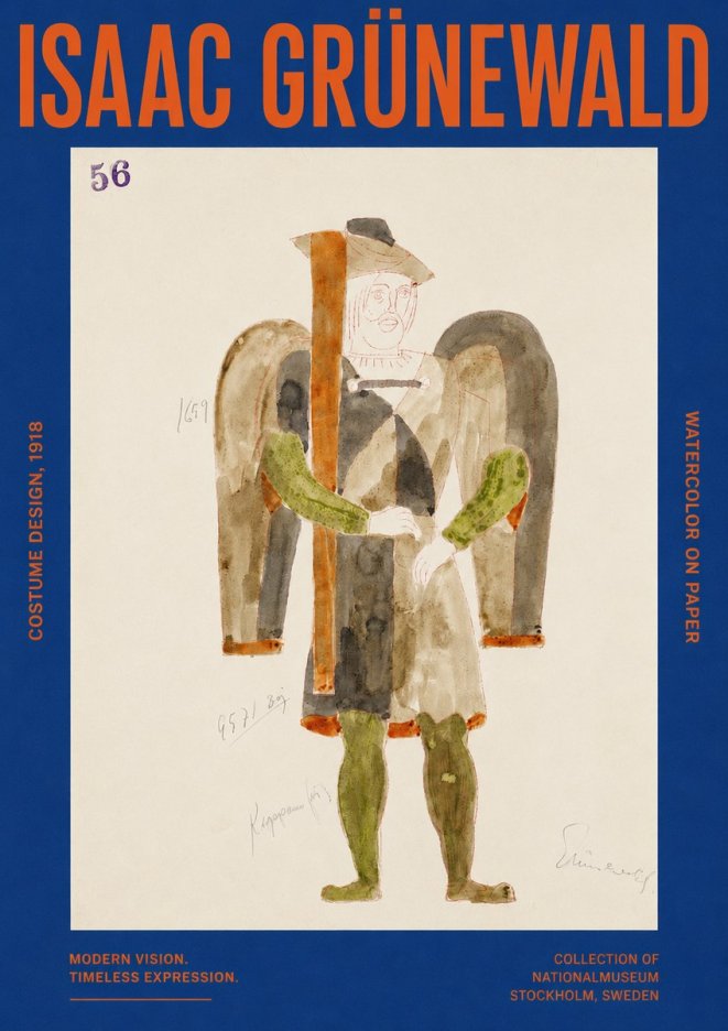 Isaac Grünewald Costume Design IV No2 - Poster