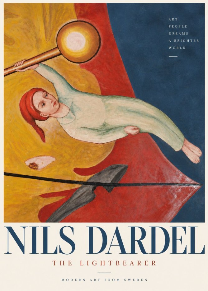 Nils Dardel The Lightbearer No4 - Poster