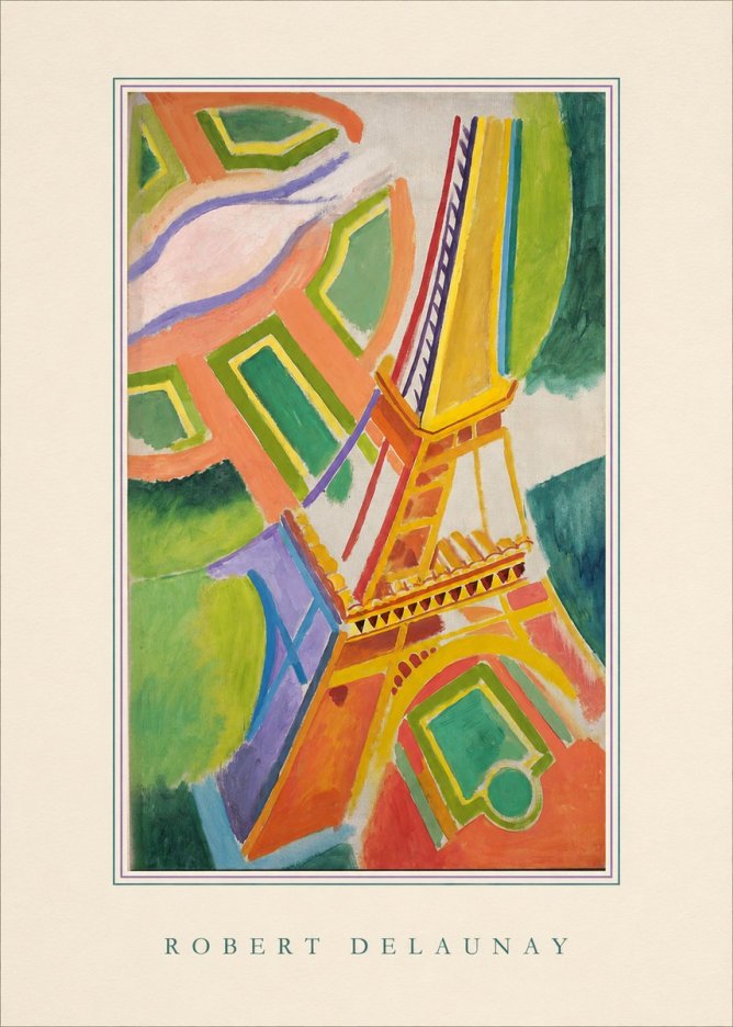 Robert Delaunay Tour Eiffel No4 - Poster