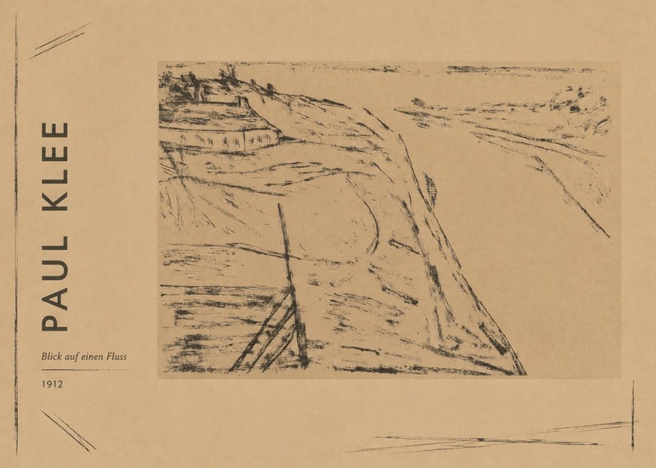 Paul Klee Blick Auf Einen Fluss No2 - Poster