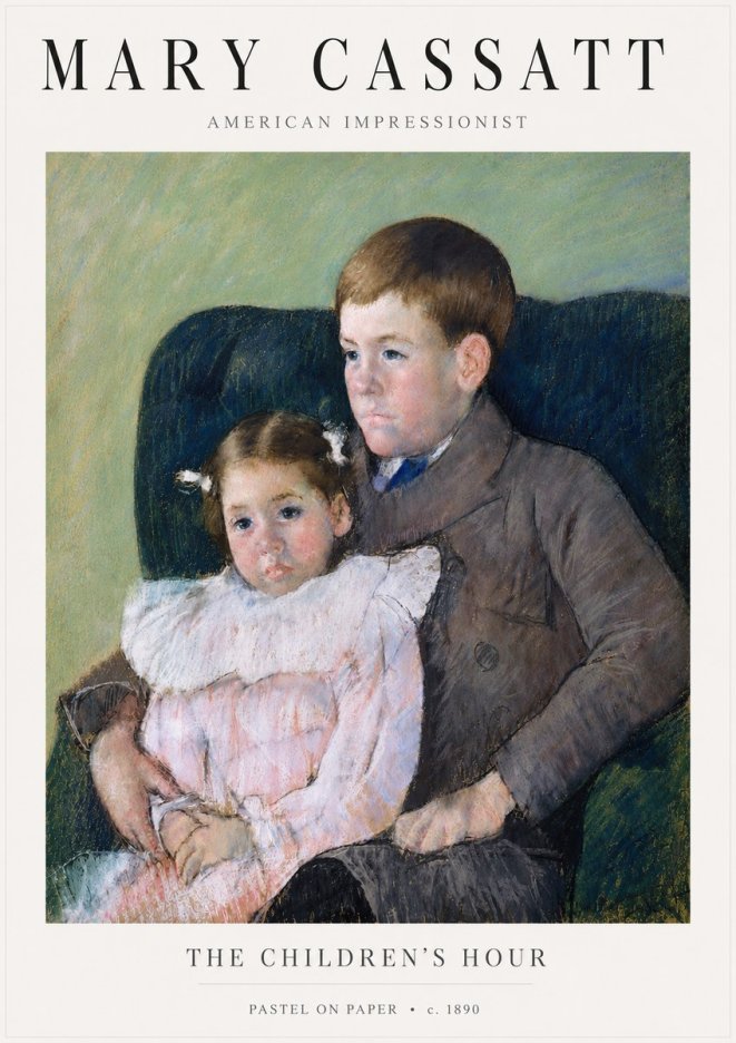 Mary Cassatt The Children's Hour No5 - Poster