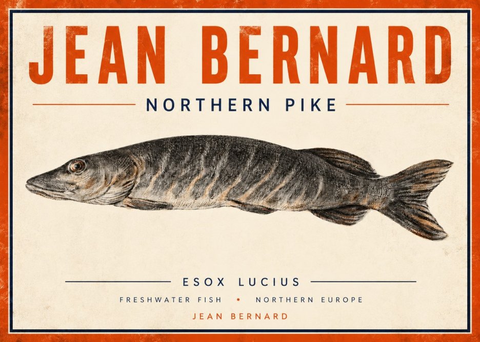 Jean Bernard Australian Lungfish No5 - Poster
