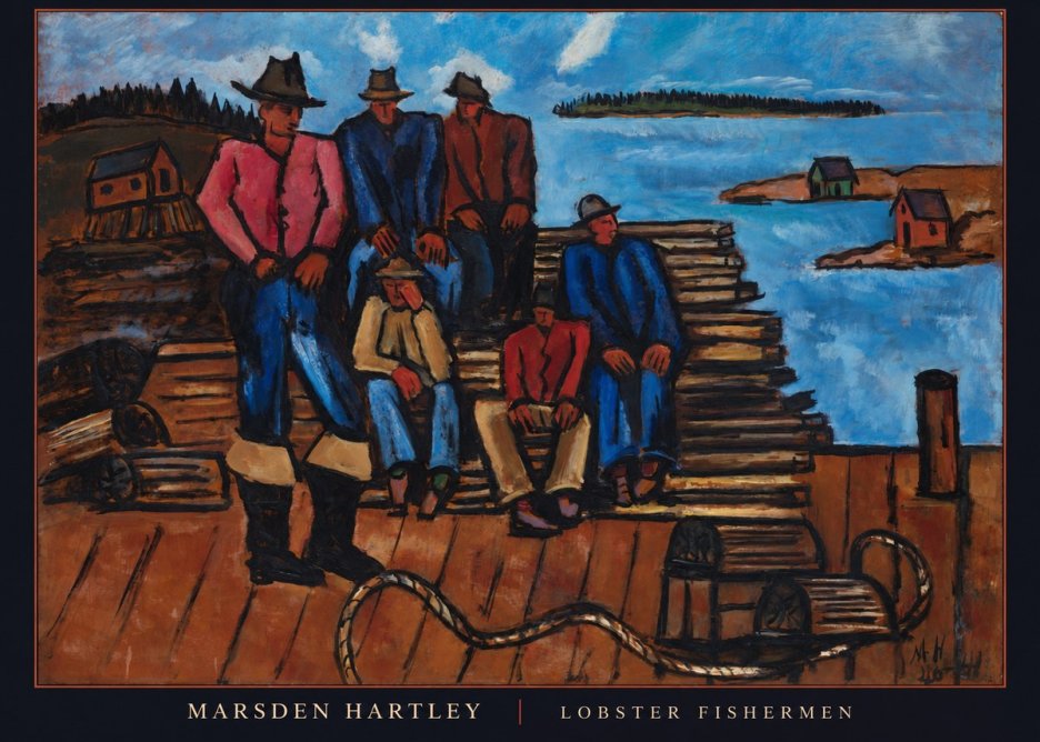 Marsden Hartley Lobster Fishermen I No4 - Poster