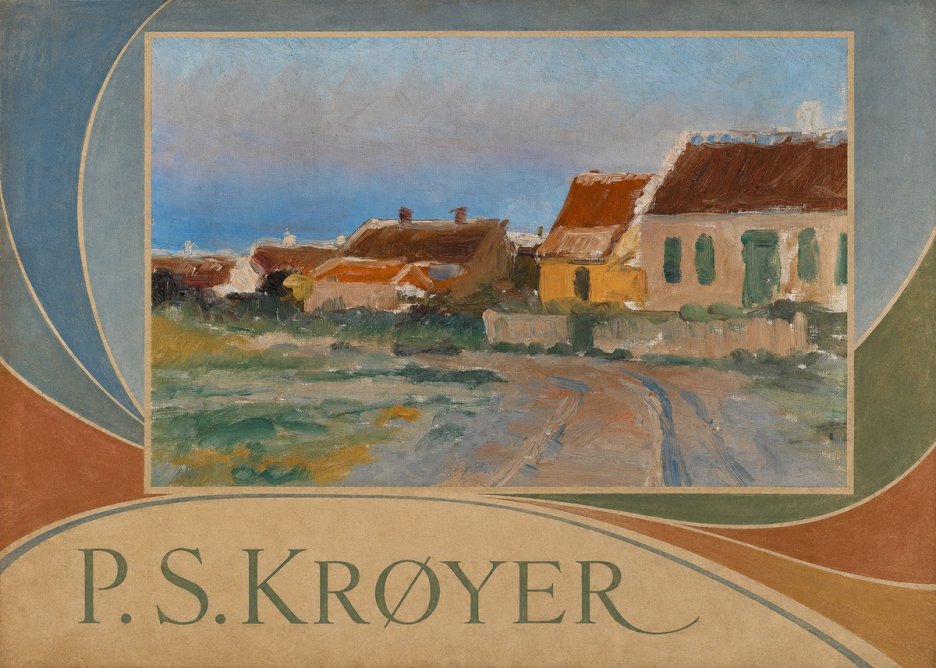 P.S. Krøyer Houses in Skagen No5 - Poster