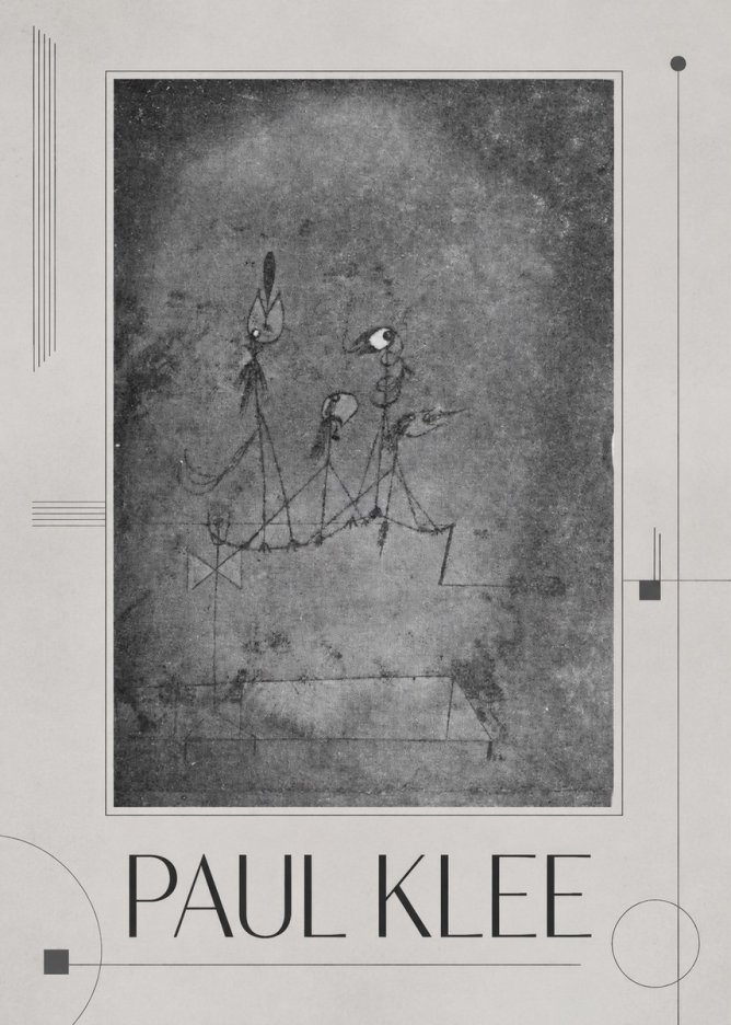 Paul Klee Group of Figures No4 - Poster