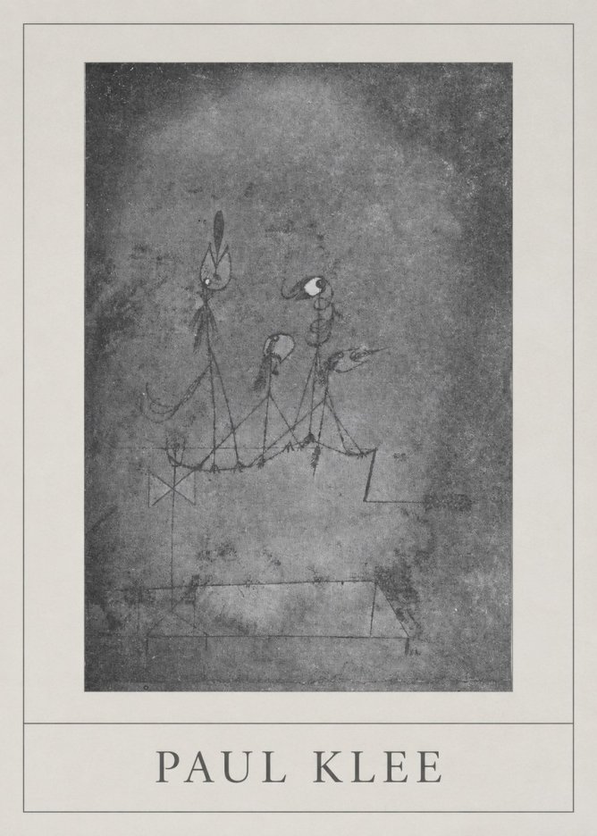 Paul Klee Group of Figures No5 - Poster