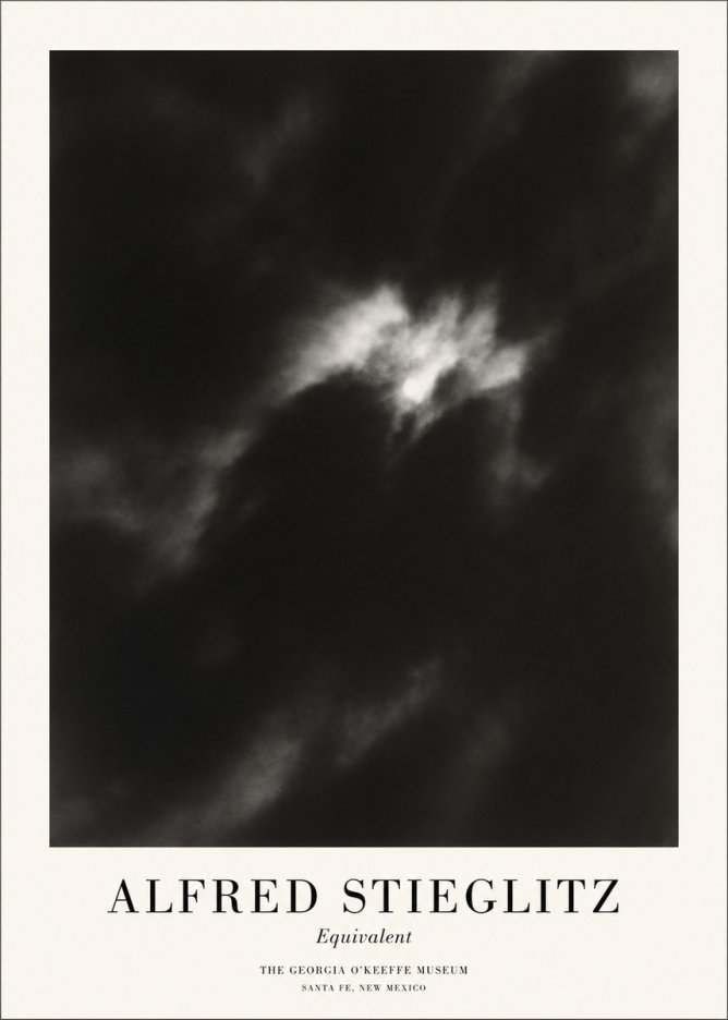 Alfred Stieglitz Equivalent IV No1 - Poster