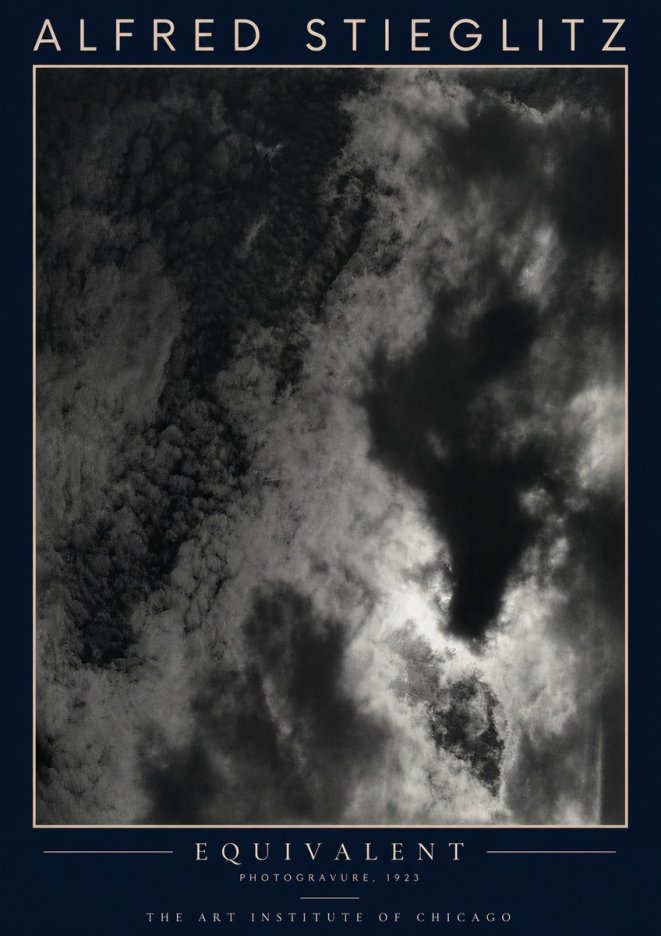 Alfred Stieglitz Equivalent V No4 - Poster