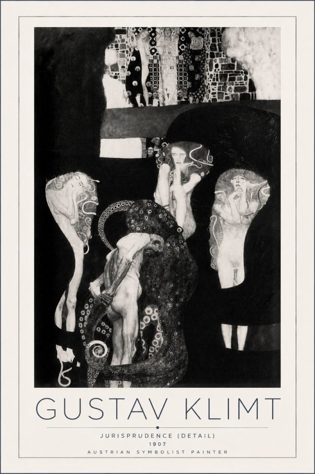 Klimt Jurisprudence (Detail) No3 - Poster