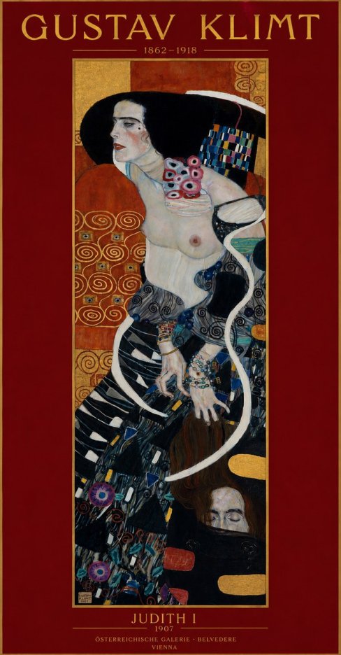 Klimt Judith I No2 - Poster