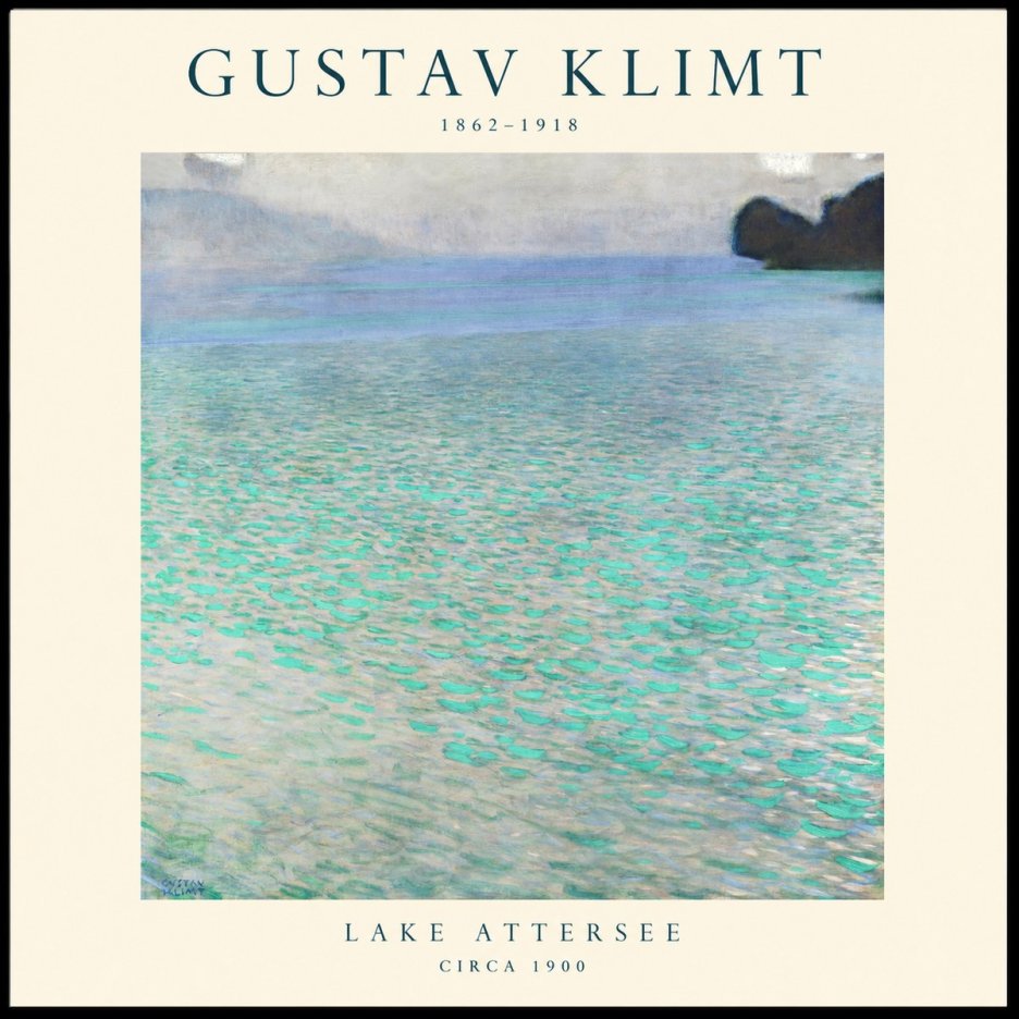 Klimt Lake Attersee No1 - Poster