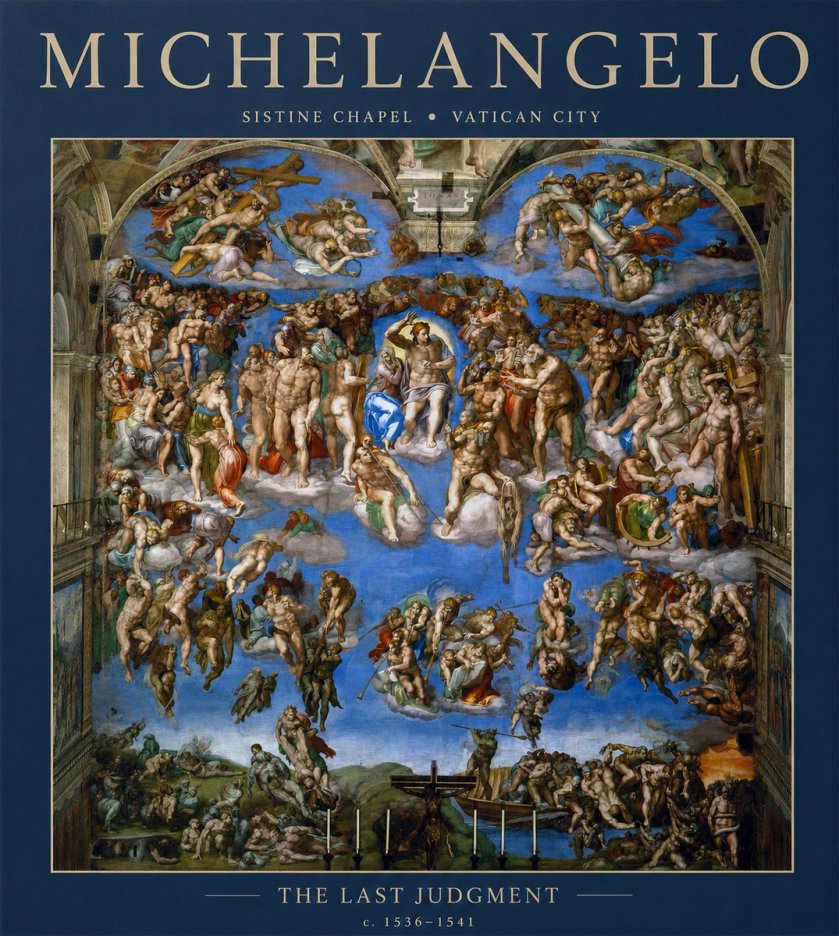 Michelangelo The Last Judgment No2 - Poster