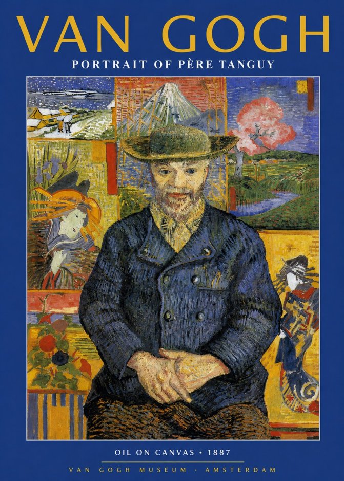 Van Gogh Portrait of Père Tanguy I No2 - Poster