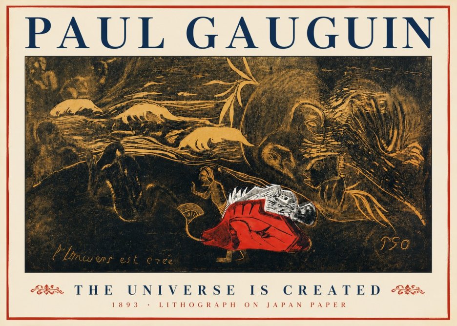Paul Gauguin The Universe Is Created III No3 - Poster
