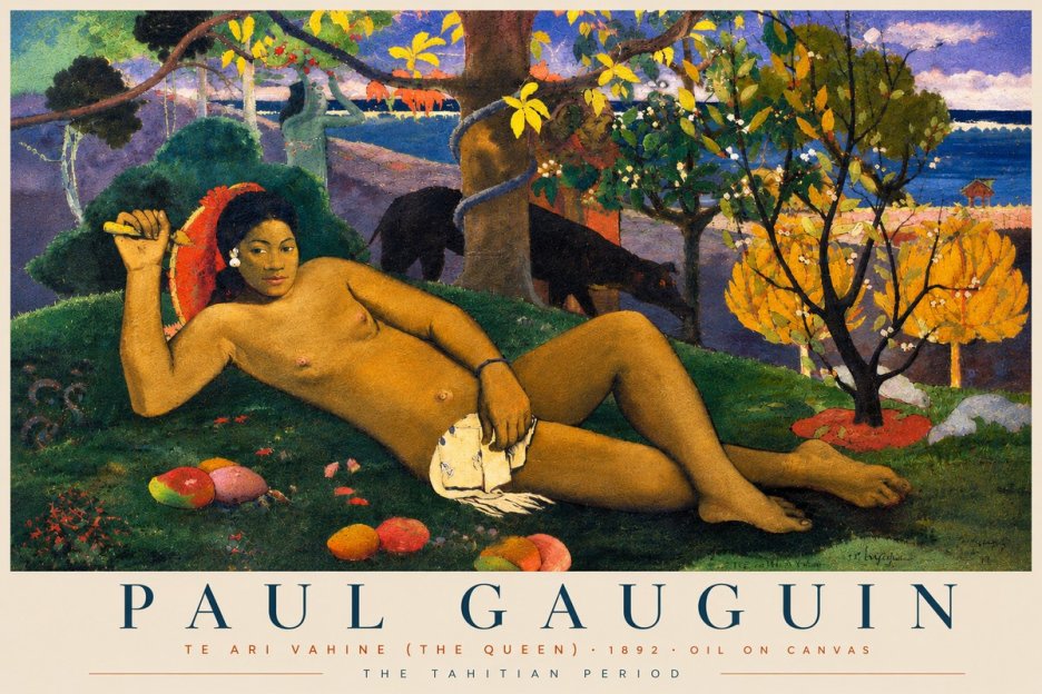 Paul Gauguin Te Ari Vahine (the Queen) No4 - Poster