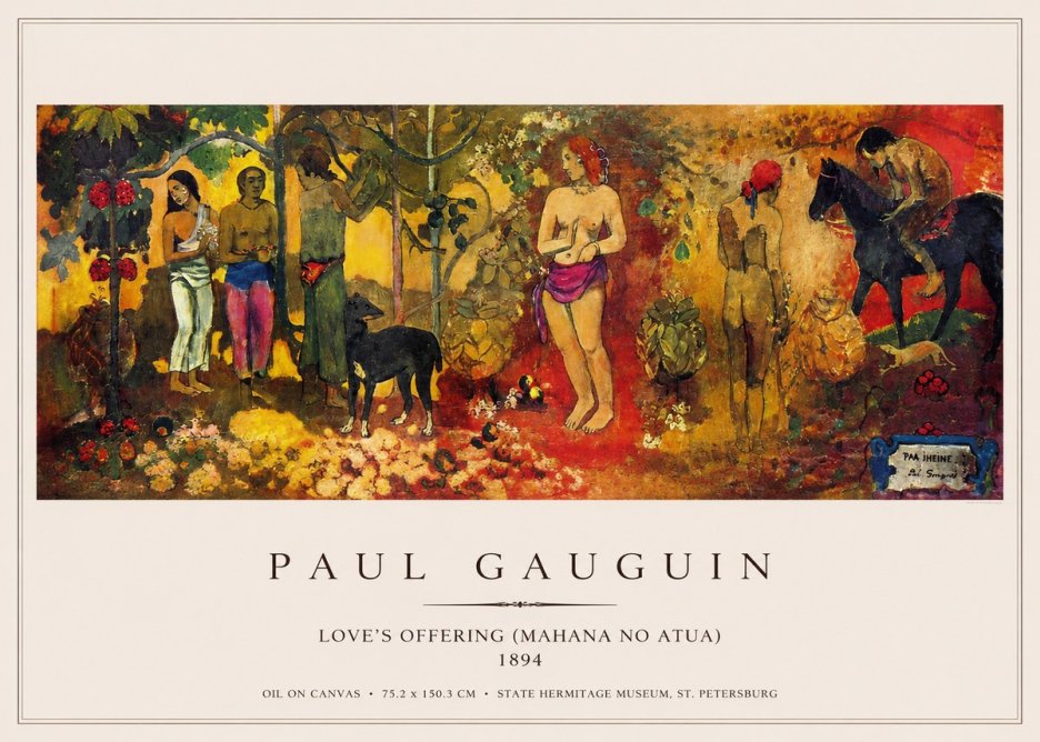 Paul Gauguin Paradise (Parahéréhé) No5 - Poster